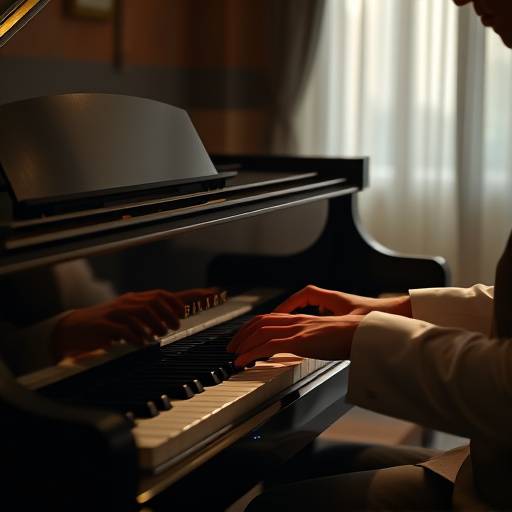 Image of a person playing a grand piano.